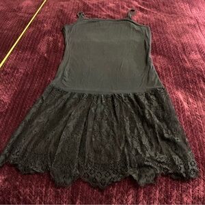 SMWS lacy camisole slip dress extender. Black size medium.